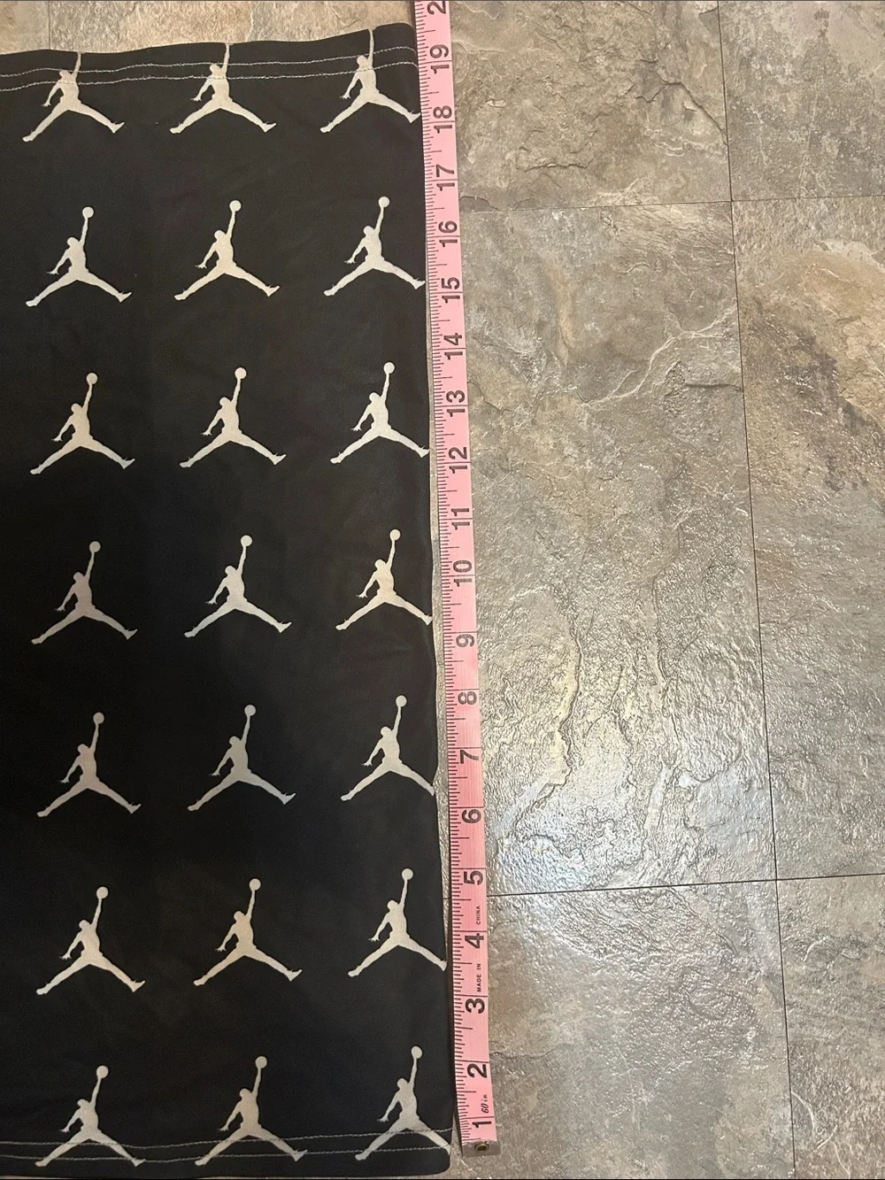 Jordan Black Neck Gaiter with White Jumpman Print